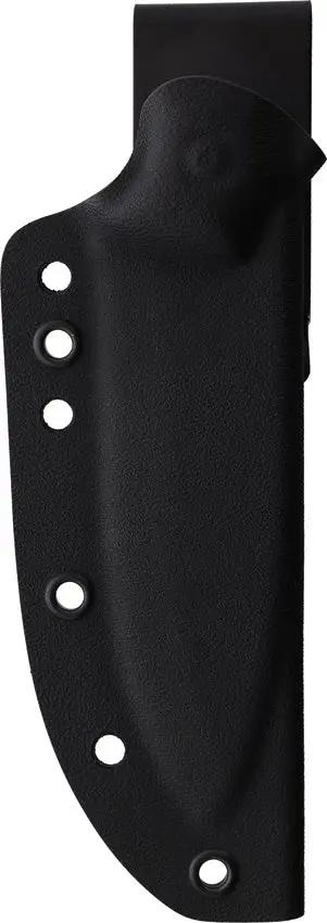 Fox Ego Fixed Blade TKFX01 - Full Tang 3.75in Stonewashed 1095HC Blade Black Tan G10 Handle Kydex Sheath by Fox