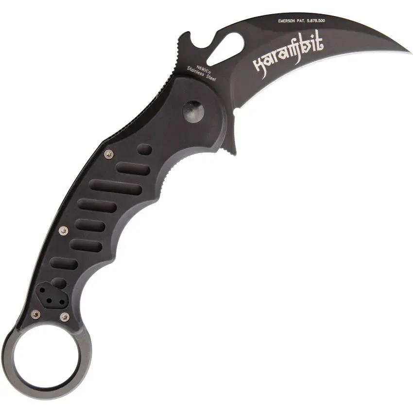 Fox Karambit Black 478 B - N690Co Cobalt Vanadium Blade With Thumb Slot And Extended Tang by Fox