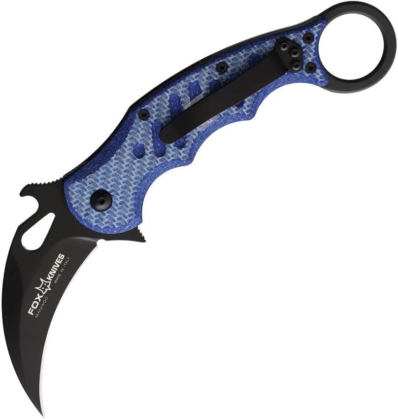 Fox Karambit Linerlock Blue Twill 479BLT by Fox