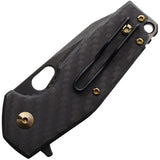 FOX FX526LICF - Carbon Fiber Handle, 2.5 Inch M390 Stainless Blade, 3.5 Inch Closed, Jesper Voxnaes Design by FOX