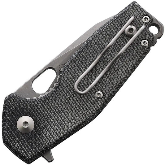 Fox Suru Linerlock - Black Micarta Handle And Bohler M390 Blade Jesper Voxnaes Design by Fox