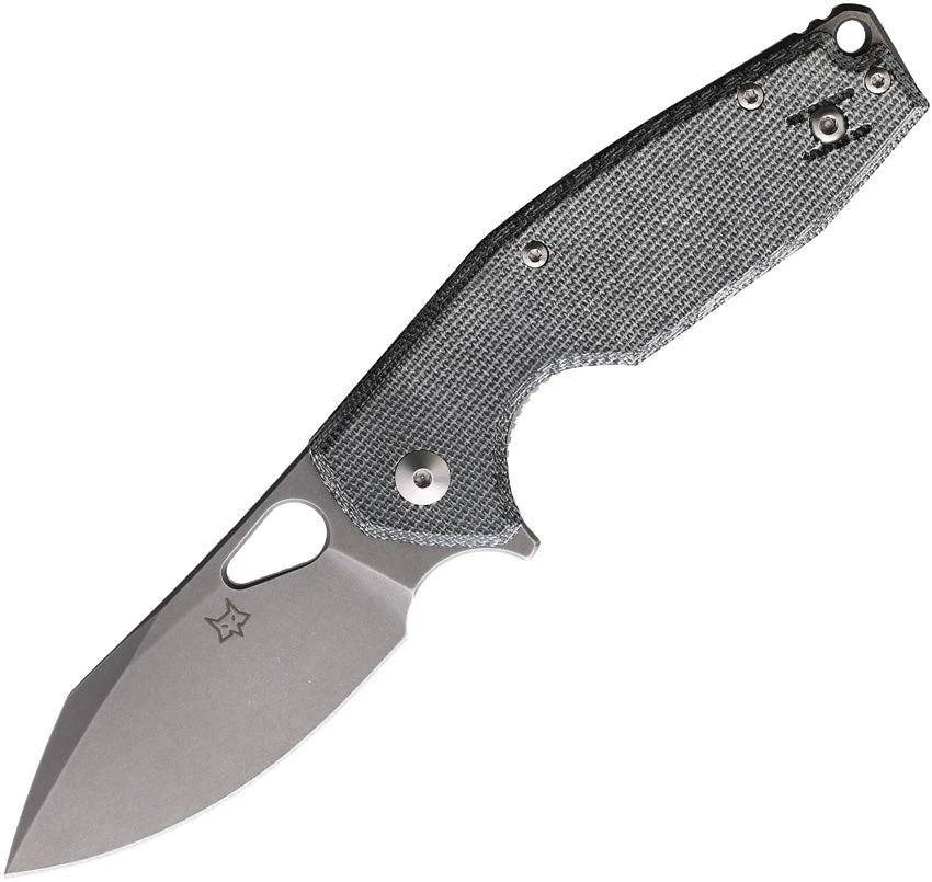Fox Yaru Linerlock Black Micarta 527LIMB by Fox