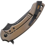 Fox Geco Framelock Knife - Black G10 Handle With Bohler N690 Stainless Blade 5 Inch Closed 3.25 Inch Blade by Fox