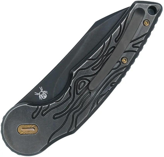 Fox Jupiter Radius Lock Blk Fx-555 Tibr Knife - Bohler M390 Blade With Titanium Handle by FOX
