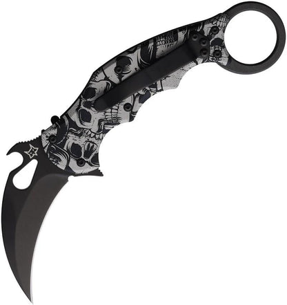 FOX Karambit Linerlock Skull FX 599 ALB-3 by FOX