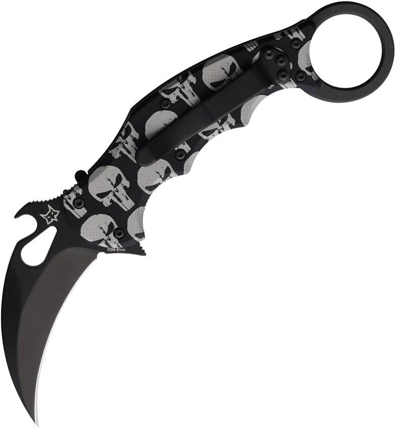 FOX Karambit Linerlock Skull FX 599 ALB-5 by FOX