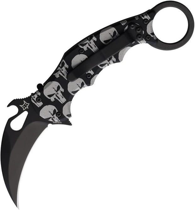 FOX Karambit Linerlock Skull FX 599 ALB-5 by FOX