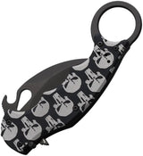 FOX Karambit Linerlock Skull FX 599 ALB-5 - Blackened Bohler N690 Blade With Skull Handle by FOX