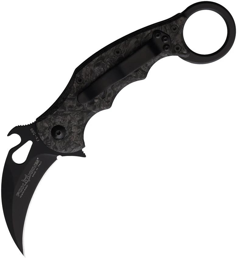 FOX Karambit Linerlock Fat CF FOX599CFF by FOX