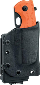 Fox Core Hunter Linerlock Orange - BeCUT Guthook Blade With Idroglider Coating And Orange FRN Handle by Fox