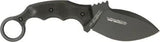 Fox Parong Fighting Knife FX637T - 8.75 Inch Overall N690Co Black Nonstick Blade Full Tang by Fox