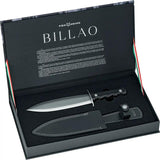 FOX Billao Fixed Knife Horn FX-654 CR - Full Tang Bohler N690 Stainless Blade With Buffalo Horn Handle by FOX