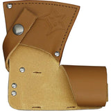 Fox Yankee Axe FX-700 - 15 Inch Overall, Carbon Steel Head With 3.25 Inch Cutting Edge, Wood Handle, Leather Sheath by Fox