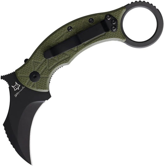 Fox Tribal K Karambit Linerlock OD FX802OD by Fox