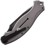Fox Havoc Framelock Knife Black 01FXHV02TIB - Bohler N690 Drop Point Blade With Cerakote Finish And G10 Handle by Fox