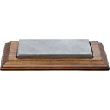 Fox Sharpening Stone With Wood Base 09FX081 - Coarse Grain For Fast Knife Edge Sharpening by Fox