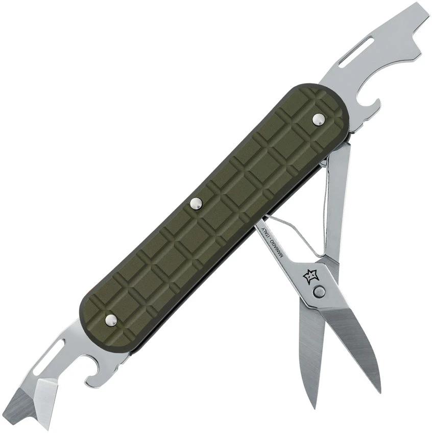 FOX Vulpis Folding Knife Green FX-VPGPW-130-F3-MG by FOX