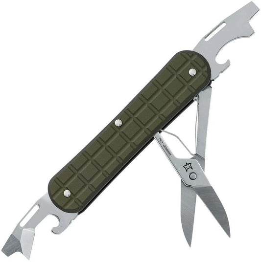 FOX Vulpis Folding Knife Green FX-VPGPW-130-F3-MG by FOX