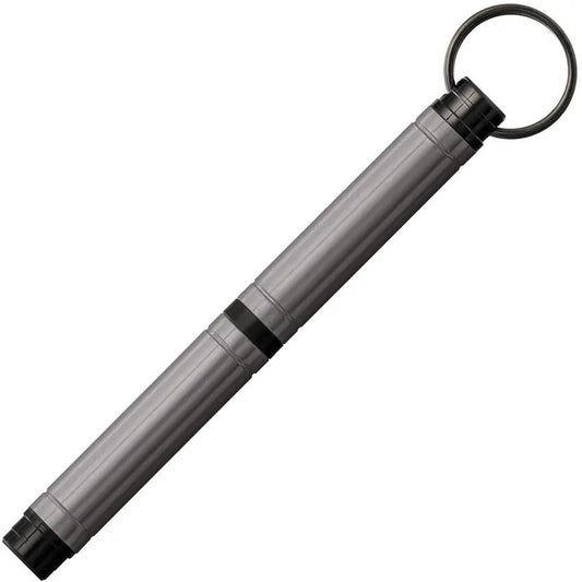 Fisher Space Pen Gray Backpacker Keyring Pen - Writes Upside Down, Under Water, and In Extreme Temperatures by Fisher Space Pen