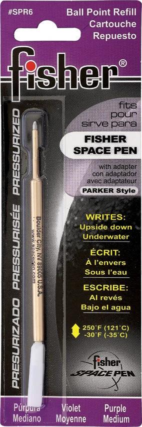 Fisher Space Pen Purple Ink Refill Carded SPR6 by Fisher Space Pen