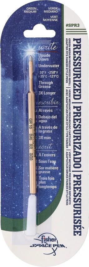 Fisher Space Pen Green Medium Ink Refill SPR3 by Fisher Space Pen