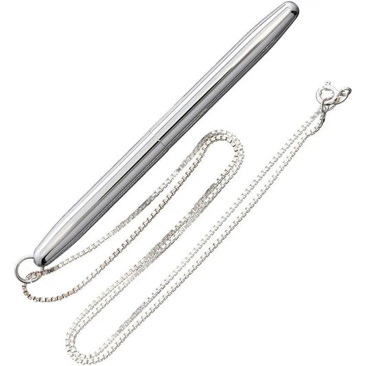 Fisher Space Pen Chrome Bullet Pen With Neck Chain - Writes Upside Down Under Water And In Extreme Temperatures by Fisher Space Pen