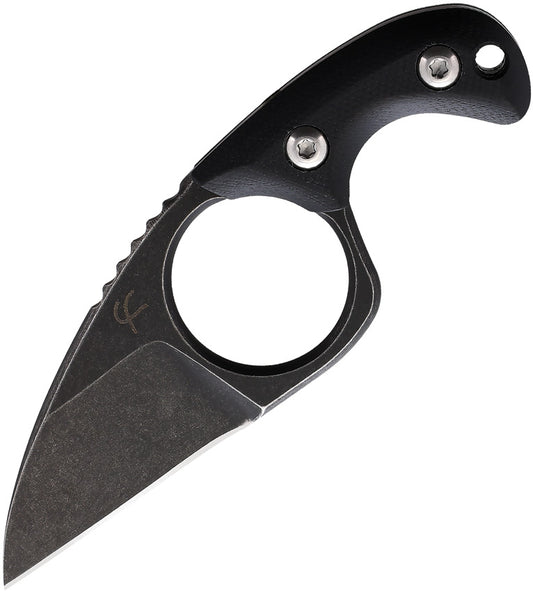 Fred Perrin Shorty Neck Knife Black FP2001B