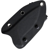 Fred Perrin La Griffe Fixed Blade FP2103 - Full Tang 3.5 Inch Black Stonewash 440C Knife With Finger Ring by Fred Perrin
