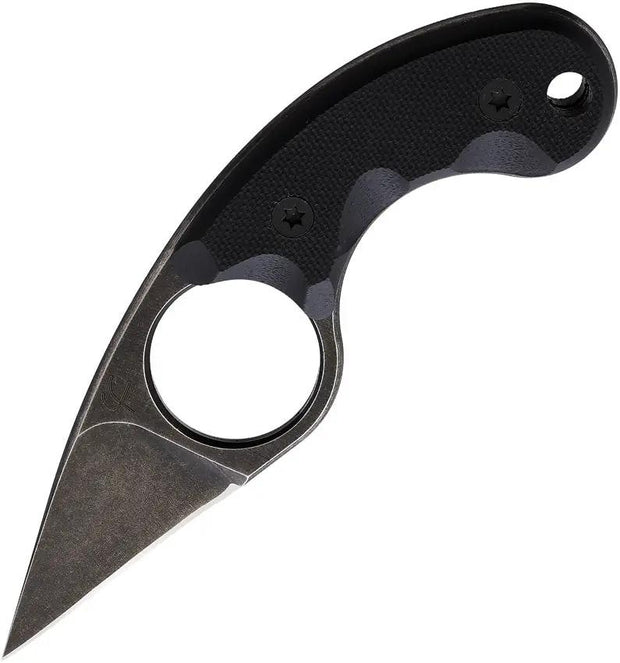 Fred Perrin La Griffe Fixed Blade 440C G10 FP2104 - Full Tang Lanyard Hole Finger Ring by Fred Perrin