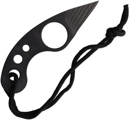 Fred Perrin La Griffe G-10 FPGG10 - Integrated Finger Ring Neck Knife With Skeletonized Handle And Kydex Sheath by Fred Perrin