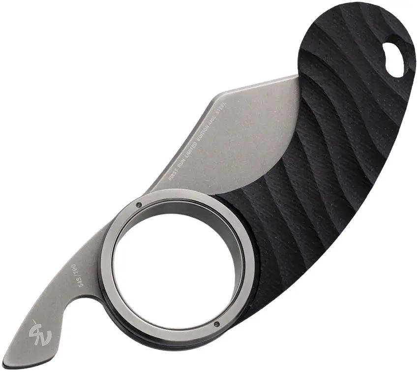 Fred Perrin La Griffe Folder Shark FPGSPLT - Limited First Run Shark Blade 440C With Black G10 by Fred Perrin
