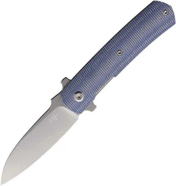 Max Knives Ulys Linerlock Blue Micarta MKHES1BL by Max Knives