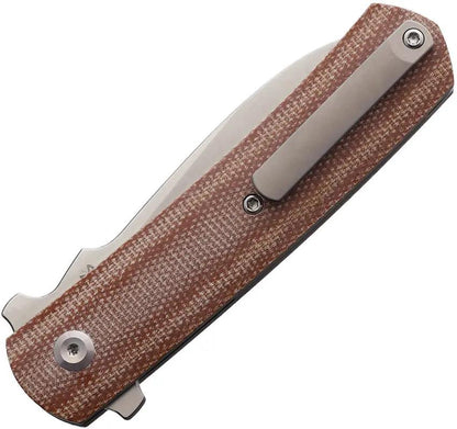 Max Knives Ulys Linerlock Brown Micarta MKHES1M by Max Knives