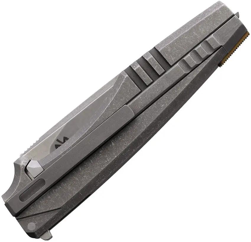 Fred Perrin IKE Integral Framelock Ti MXH04 - Titanium Handle, CPM-154 Blade, Glass Breaker by Fred Perrin