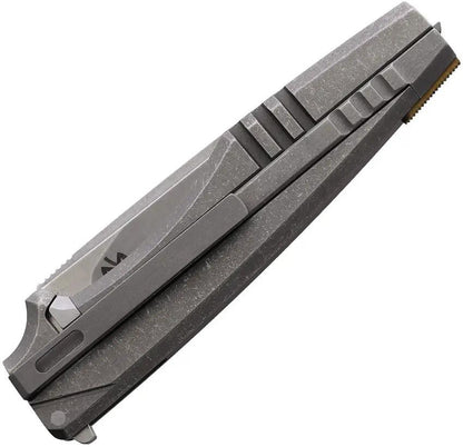 Fred Perrin IKE Integral Framelock Ti MXH04 - Titanium Handle, CPM-154 Blade, Glass Breaker by Fred Perrin