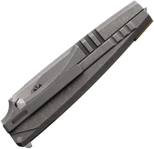 Fred Perrin IKE Integral Framelock Ti MXH04 - Titanium Handle, CPM-154 Blade, Glass Breaker by Fred Perrin