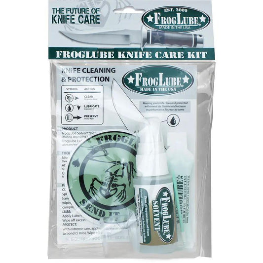 FrogLube Knife Cleaning And Protection Kit 99030 For Outdoor Enthusiasts Complete Blade Care by FrogLube