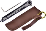 Frost Cutlery Blk Tit 7CR SS 4.75"" SBL-36BK by Frost Cutlery