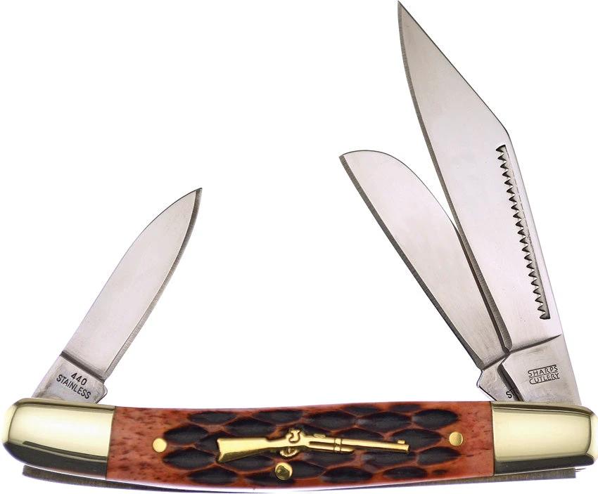 Frost Cutlery Wrangler Brown Bone SHP-112BRJB by Frost Cutlery