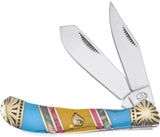 Frost Cutlery Saddlehorn Turquoise SHS-111BARY by Frost Cutlery