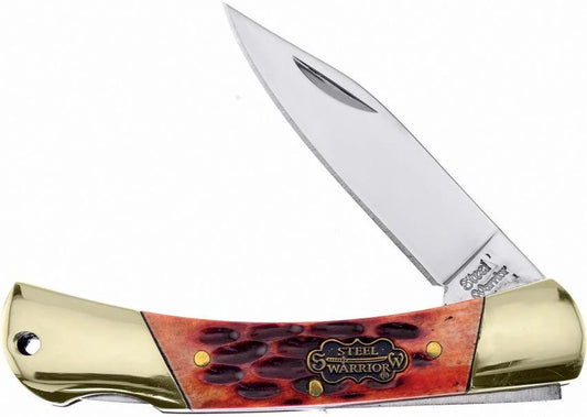 Frost Cutlery Viper Lockback Burnt Peachseed SW-102BPS by Frost Cutlery