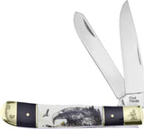 Frost Cutlery Trapper Eagle Buffalo Horn SW-108BHSB/E by Frost Cutlery