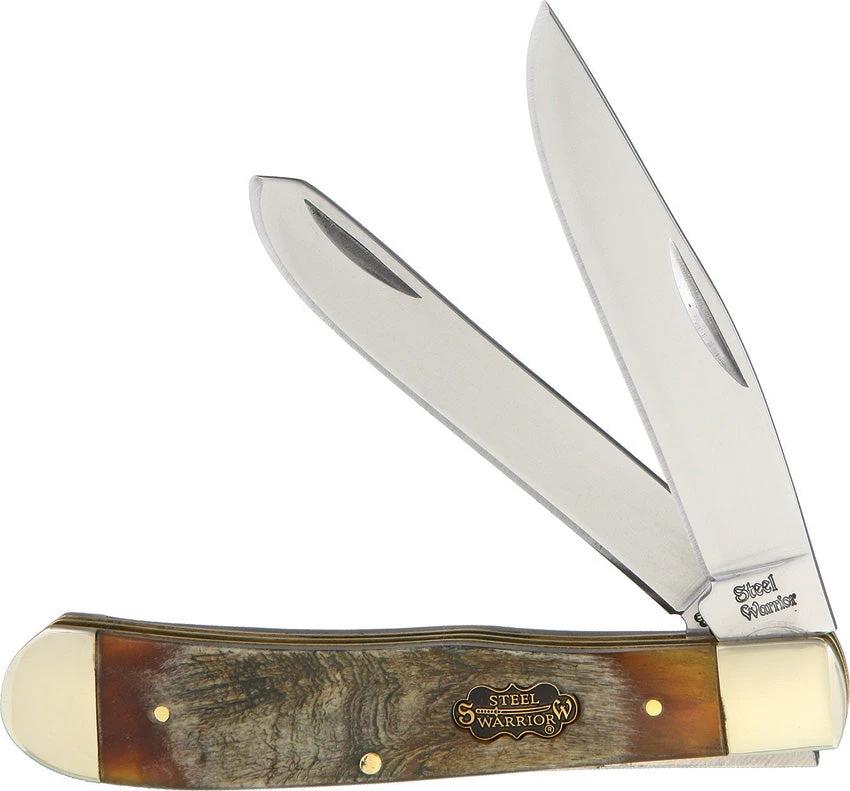 Frost Cutlery Steel Warrior Trapper Ram SW-108RH by Frost Cutlery