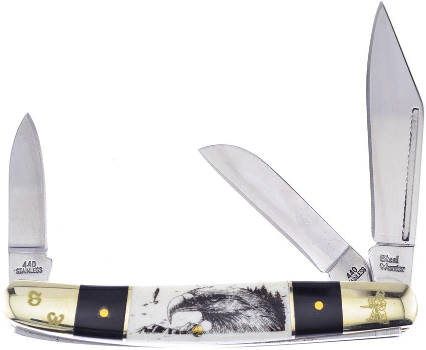 Frost Cutlery Wrangler Eagle Etch Cbh SB SW-112BHSB/E by Frost Cutlery