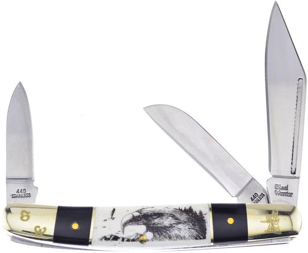 Frost Cutlery Wrangler Eagle Etch Cbh SB SW-112BHSB/E by Frost Cutlery