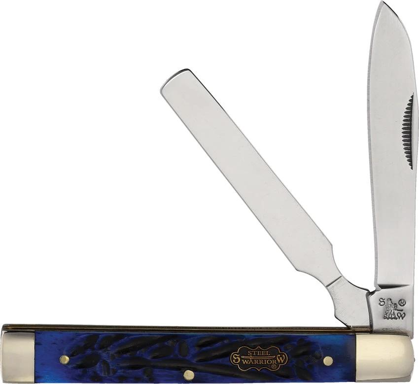 Frost Cutlery Doctors Knife Blue Jig Bone SW-120DBLJ by Frost Cutlery