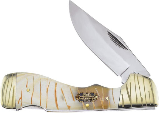 Frost Cutlery Choctaw Lockback Tiger Bone SW-405TG by Frost Cutlery