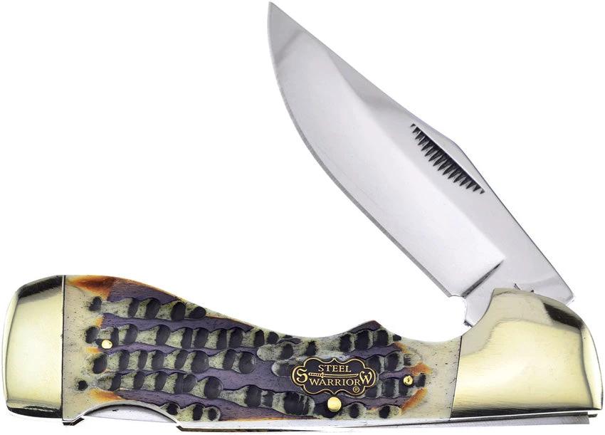 Frost Cutlery Choctaw Lockback Winter Age SW-405WABS by Frost Cutlery