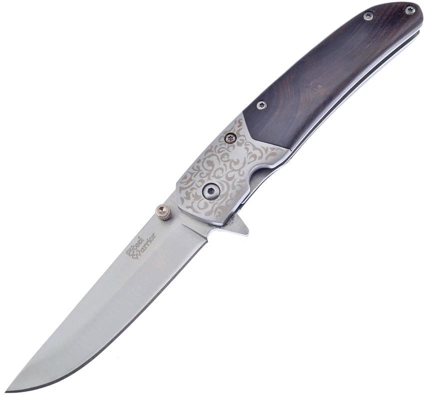 Frost Cutlery Black Badger Linerlock A/O SW-604BPW by Frost Cutlery