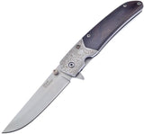 Frost Cutlery Black Badger Linerlock A/O SW-604BPW by Frost Cutlery